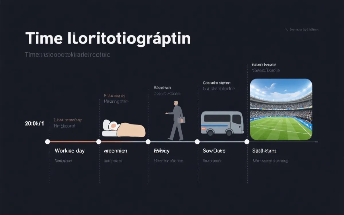 亚洲球迷在北京时间下合理安排世界杯观赛与睡眠的时间轴示意图